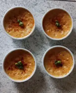 rème brûlée camomille ananas