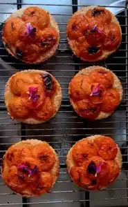 tartelettes abricots infusés génépi fleurs de sauge